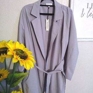 Plus Size Prologue Trenchcoat 2x